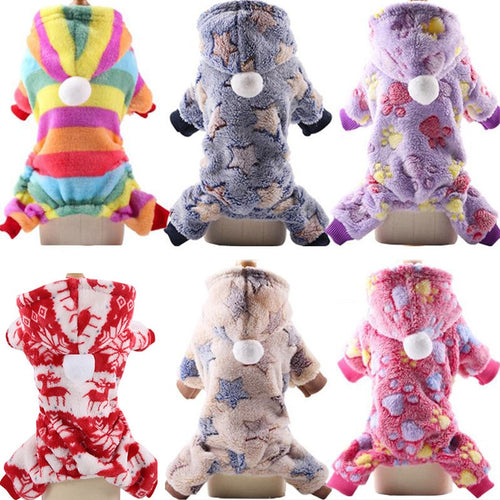 pawstrip Small Dog Clothes Warm Winter Pet Dog