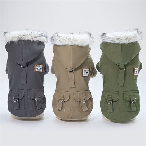 Winter Dog Jacket Puppy Dog Clothes Pet Outfits Dog Coat Dog Clothes For Small dog Dog Hooded Coat Jacket for Chihuahua clothing