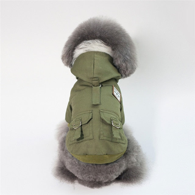 Winter Dog Jacket Puppy Dog Clothes Pet Outfits Dog Coat Dog Clothes For Small dog Dog Hooded Coat Jacket for Chihuahua clothing
